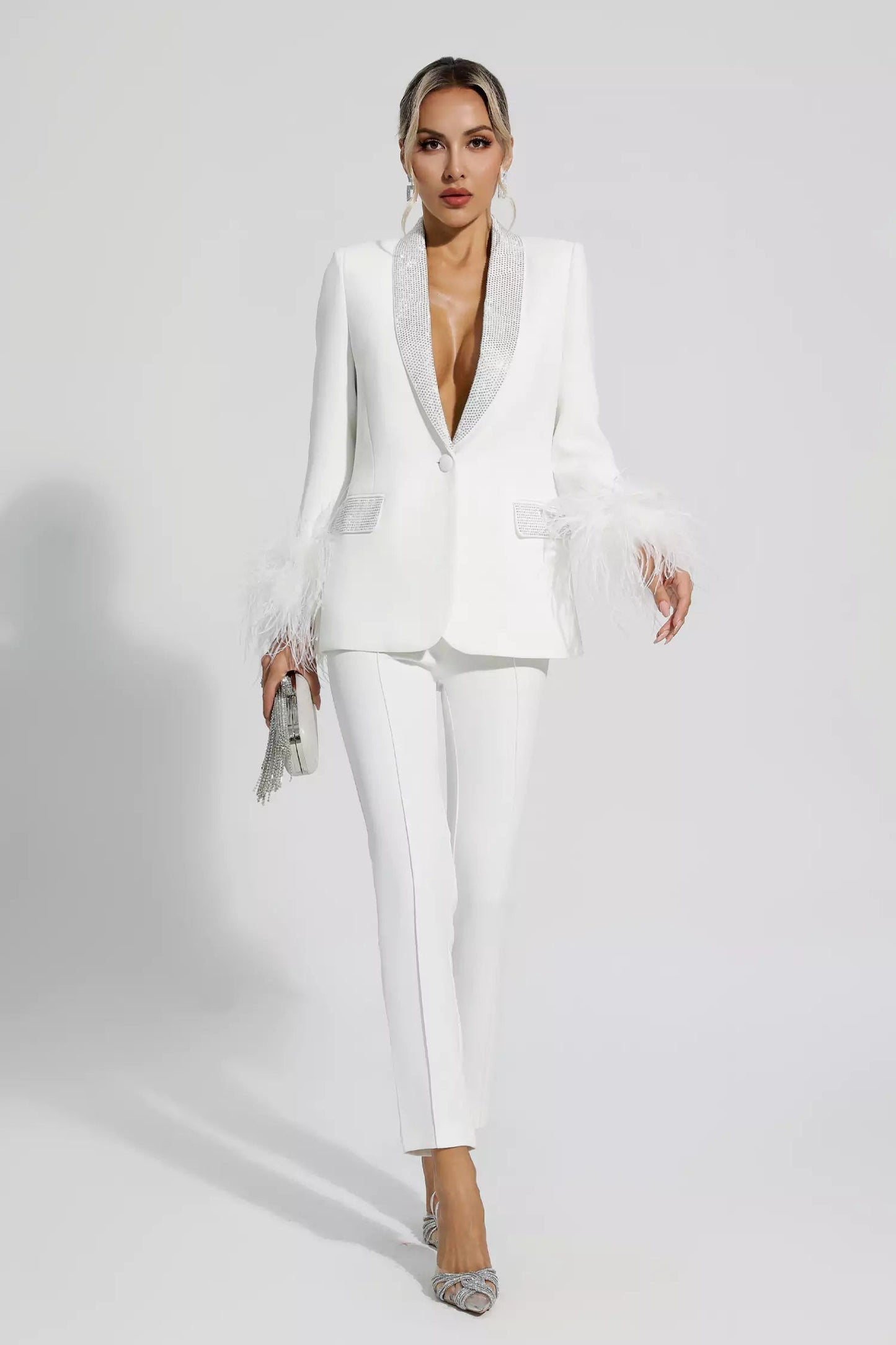 Femme - Veste élégante Deux parties - Polyester Style moderne et chic - Veste tendance à porter en toute occasion