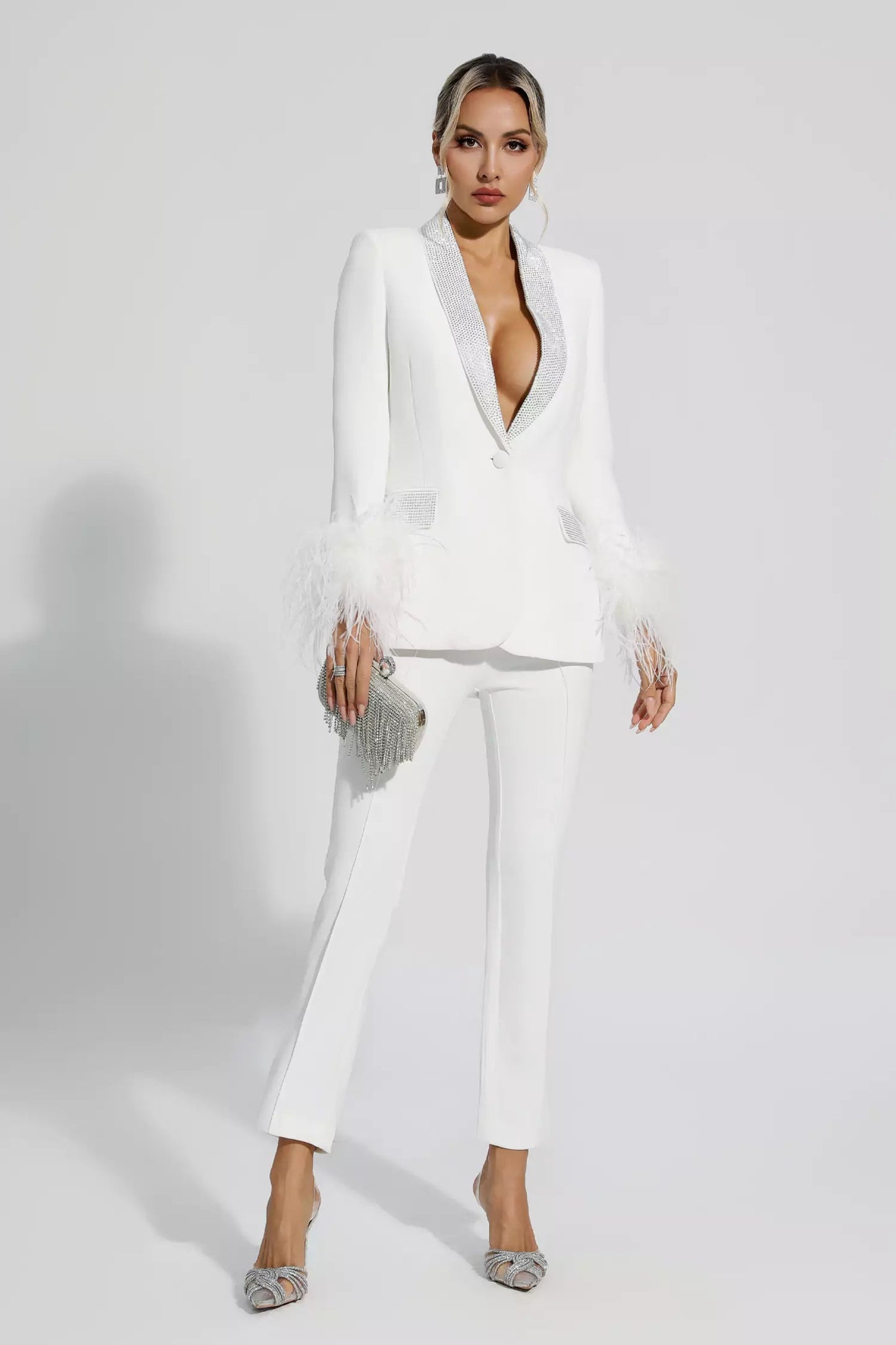 Femme - Veste élégante Deux parties - Polyester Style moderne et chic - Veste tendance à porter en toute occasion