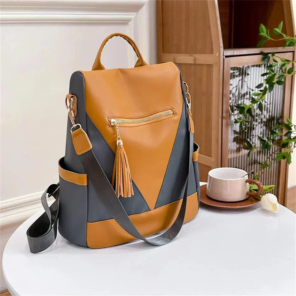 Sac à dos stylé bicolore