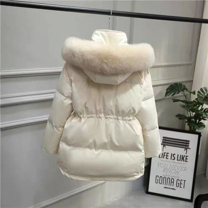 Femme - Parka d'Hiver - Duvet Chaud et Confortable - Veste Élégante pour les Froides Journées
