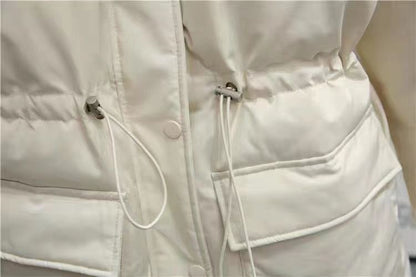 Femme - Parka d'Hiver - Duvet Chaud et Confortable - Veste Élégante pour les Froides Journées